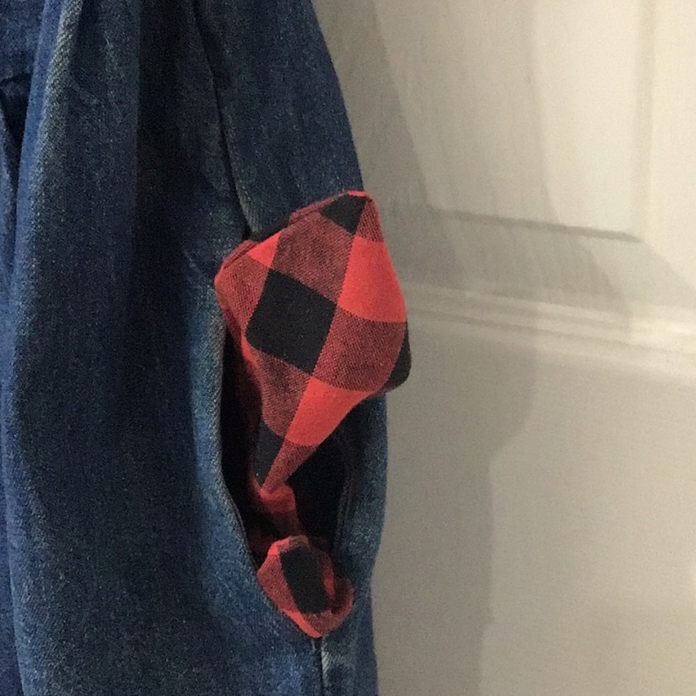 PV Rich Vintage Sz 5 Maxi/Midi Denim Prairie Style Drop Waisted Buttoned Dress. - Picture 4 of 7